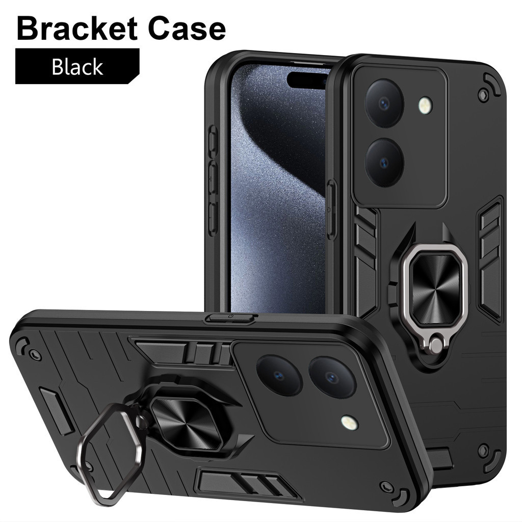 เคสคิตตี้ ตั้งได้ สำหรับ VIVO Y31D Y500i V70 V70FE Y05 Y11D Y21D Y31(2025) Y39 Y29 Y29S Y04 Y04S กันกระแทก กระจกแต่งหน้า