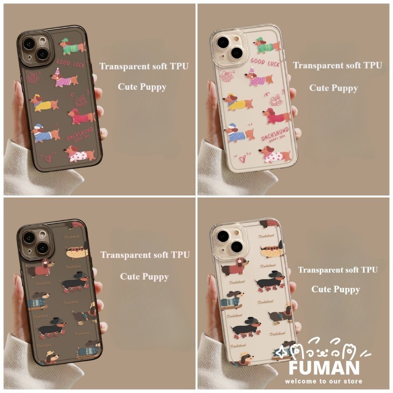 สําหรับ Oneplus ACE 3 3V 2 Pro 2V 12R 11 11R 10T 9RT 9 Pro 9R 8T 9 8 เคสโทรศัพท์น่ารัก Sausagedog Da