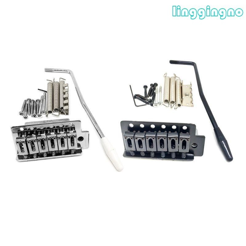 Rr 6 สายกีตาร์สะพาน Tailpiece สําหรับกีตาร์ไฟฟ้ามาตรฐาน Tremolo Bridge กีตาร์ไฟฟ้าสะพานสะพาน Pa