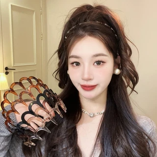 Vintage PC ฟันคลื่น Headwear Hairbands เครื่องประดับผมสําหรับสาวหวาน