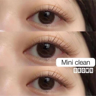 คอนแทคเลนส์(มินิ)🔥Mini Cleen🔥(Kitty Kawaii) สี : Brown รายเดือน มีค่าสายตา
