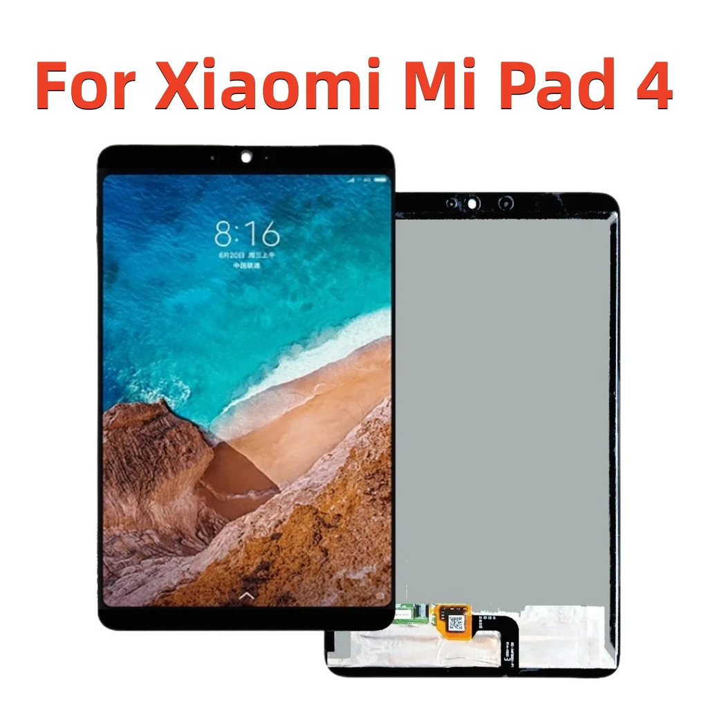 Inสต็อกNew 8 "นิ้วสําหรับXiaomi Mi Pad 4 MiPad4 Mipad 4 MIUIจอแสดงผลLCD + หน้าจอสัมผัสDigitizerแท็บเ