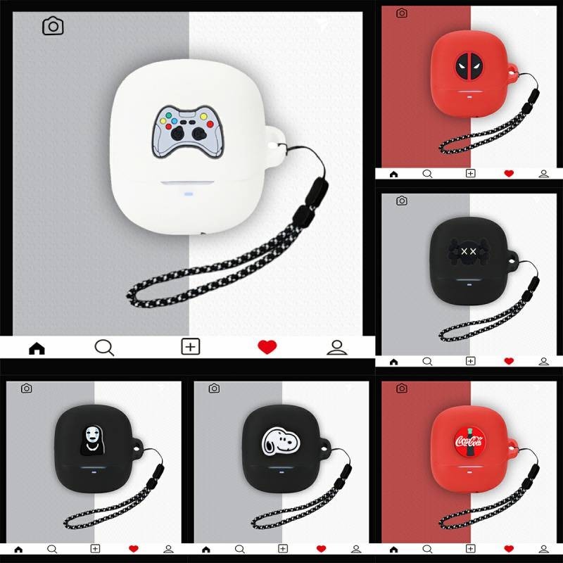 SA06 Soundpeats air5 case / air5 pro CASE Silicone Protective Case Dust-proof Protective Case for So