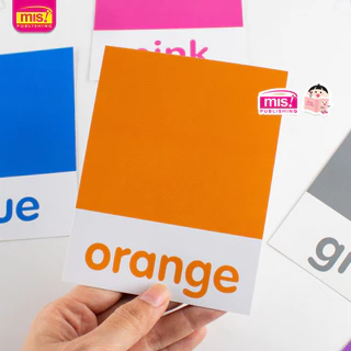 การ์ดช่วยจำ เรียนรู้สีสันพร้อมคำศัพท์ภาษาอังกฤษ My First Colors