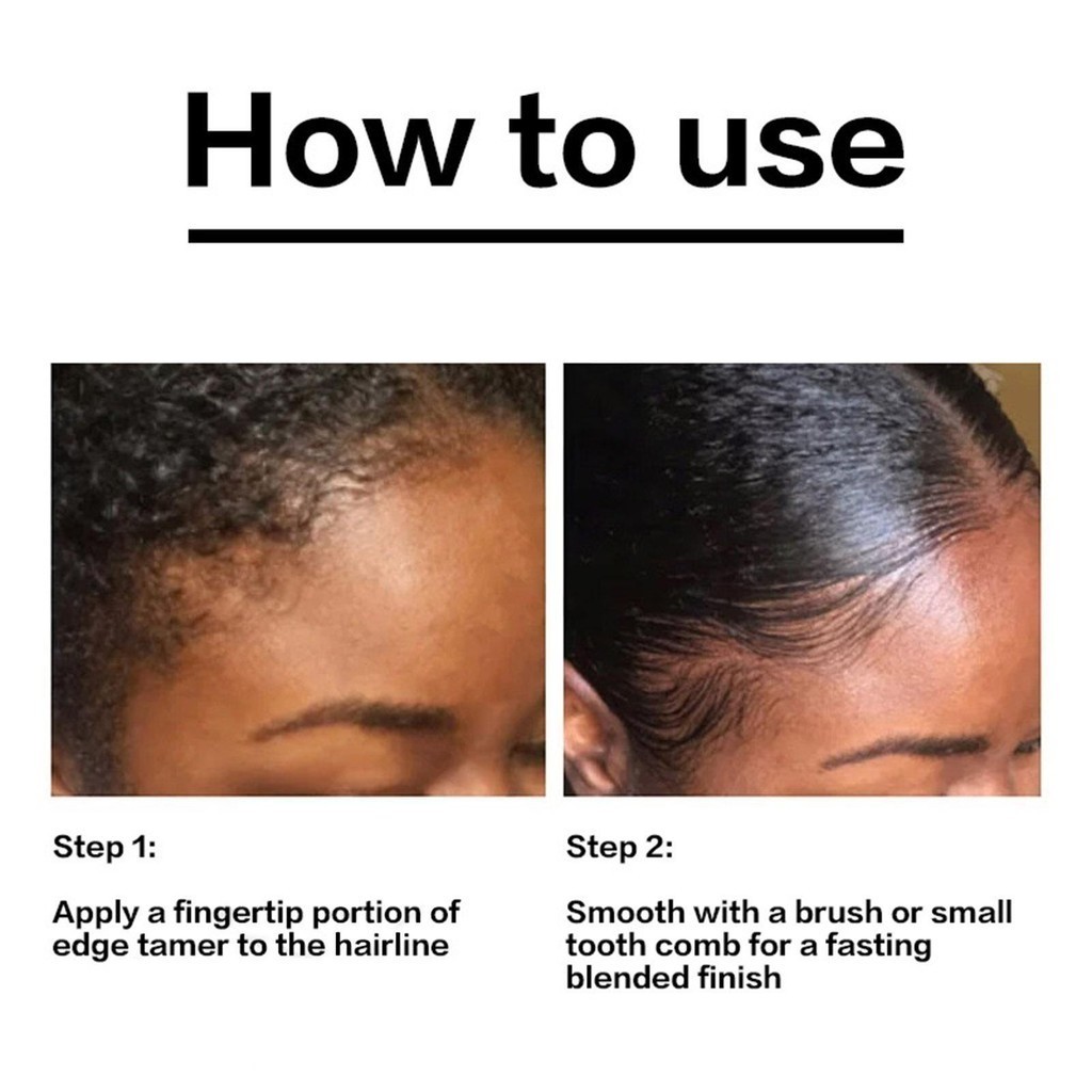 Edge Gel Extreme Hold 3 Oz Instant Edge Hold Gummy Wax Gel Edge Fixer Edge Hold Long-Lasting Frizz Control teith - รูปที่ 5