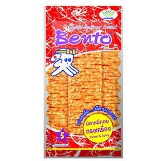 Bento เบนโตะปลาหมึกอบ ขนาด 5 กรัม (แพค12)