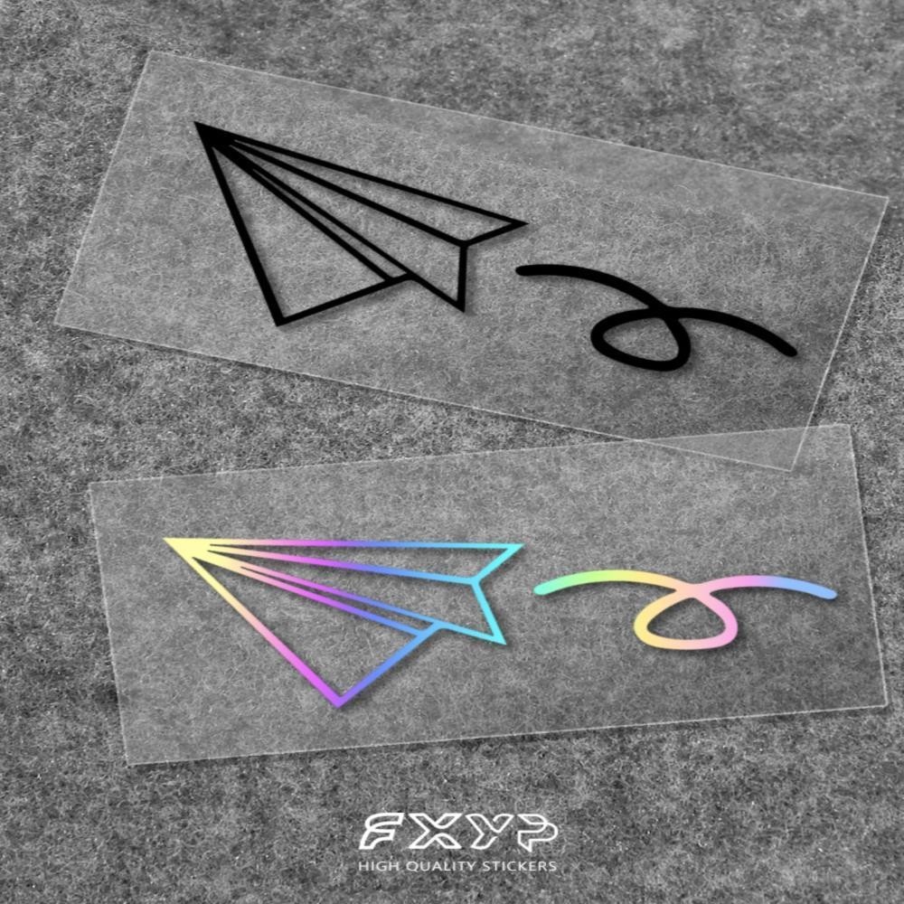 ꕥ-ꕥFxyp Paper Plane Motorcycle Car Decoration Sticker