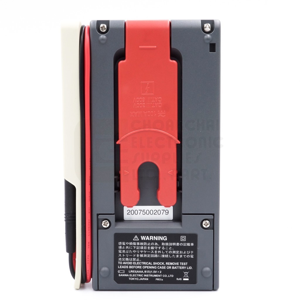 วัดแรงดัน Sanwa PM33a Hybrid ดิจิตอลมัลติมิเตอร์ + แคลมป์มิเตอร์ 100A AC/DC ในตัวเดียว! Mini Multime