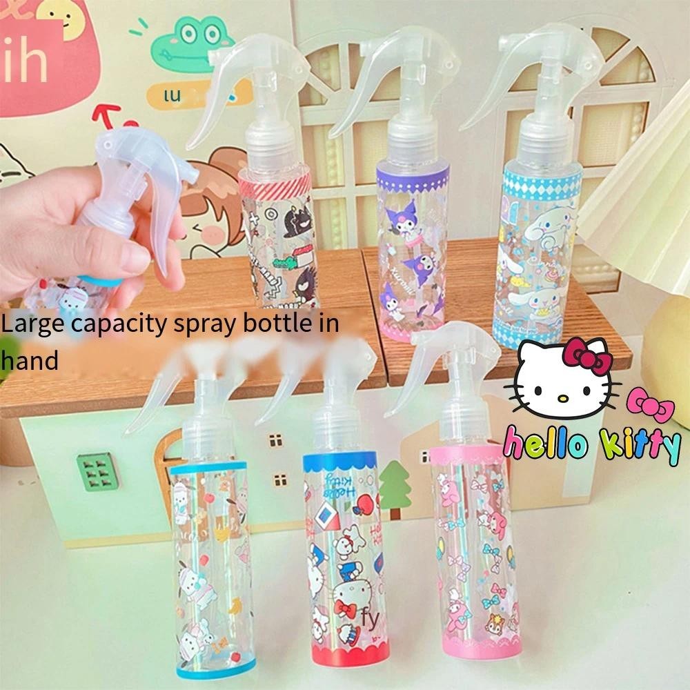 120ml Hello Kitty Sanrio Showerheads & Bidet สเปรย์ Liquid Dispensing ขวด Kawaii อะนิเมะ Kuromi ห้องน้ําน่ารักการ์ตูน Cinnamoroll Pom Purin เครื่องสําอางน้ํา Bottl