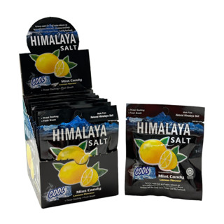 [1 ซอง] Himalaya หิมาลายา ลูกอมรสมะนาวผสมเกลือหิมาลัย 15G.
