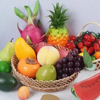 ผลไม้ปลอม แต่งร้านค้า ผลไม้ ส้ม กล้วย เลม่อน แตงโม เสาวรส อุปกรณ์ประกอบฉาก แต่งบ้าน โต๊ะอาหาร พร๊อพถ่ายภาพ