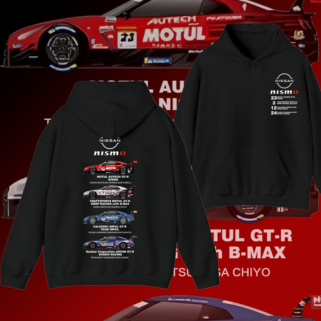สูตรไทยใหม่ GTR แข่งที่ระลึก Hoodie ญี่ปุ่นจักรยานแขนยาว Hoodie JDM Ares R ฝ้ายทำด้วยมือ