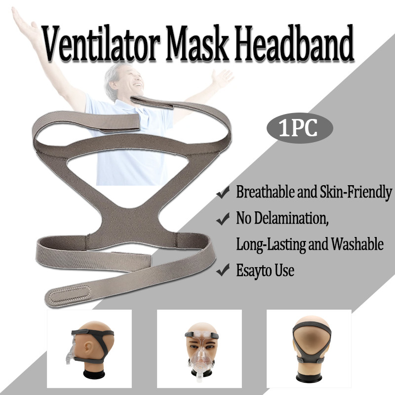 Cpap สายรัดแถบคาดศีรษะหน้ากากช่วยหายใจฉุกเฉินในครัวเรือน การนอนหลับ การหายใจ โอโรนาซัล หน้ากากสายรัด เครื่องช่วยหายใจ อุปกรณ์เสริม