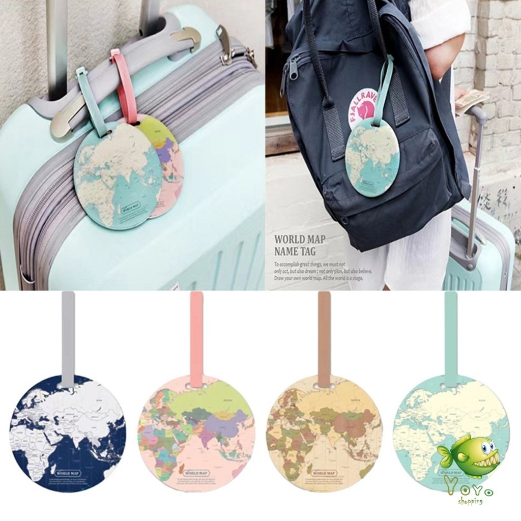 YOYO ป้ายชื่อกระเป๋า แท็กกระเป๋าเดินทาง บัตรสัมภาระ แบบกลม Luggage Tag