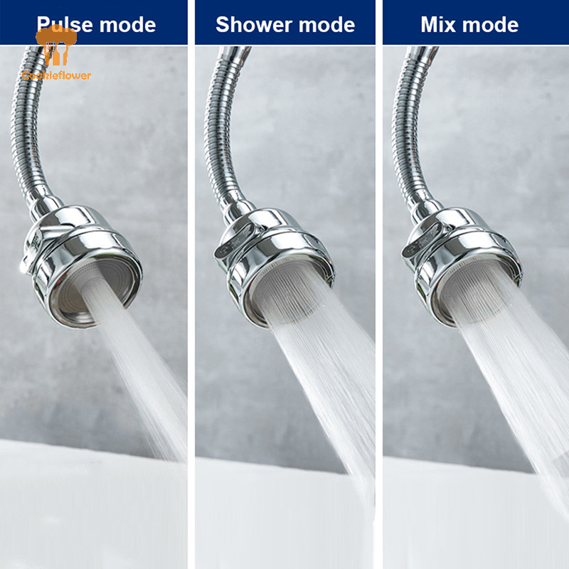 Ckfr Universal 3 โหมดก๊อกน้ําห้องครัวอะแดปเตอร์ Aerator หัวฝักบัวความดัน Home Water Saving Bubbler Splash Filter Tap หัวฉีดเชื่อมต่อใหม่