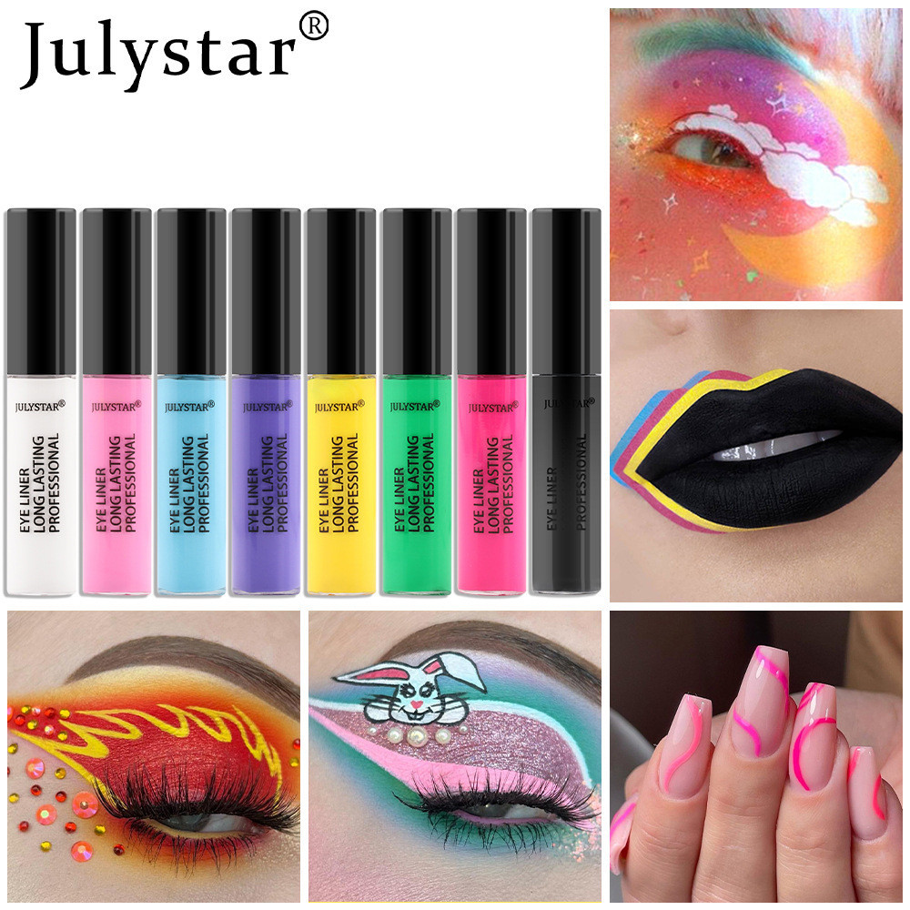 Julystar อายไลเนอร์ เนื้อลิขวิด กันน้ํามัน ติดทนนาน