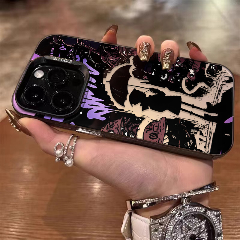 จัดส่งทันที เคสไอโฟน11 12 13 14 15 16 Pro Max กันกระแทก Dark การ์ตูน ซิลิโคน Case For iPhone 13PM,16PM,15PM,XS,7+ 8P