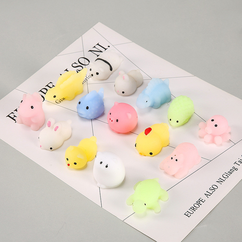 สกุชชี่ จิ๋ว Squishy ตุ๊กตาโมนิ นุ่มนิ่ม โมนิ น่ารัก บีบ คลายเครียด คละแบบ ไม่ซ้ำ กันชนประตูน่ารัก ของเล่นบีบ