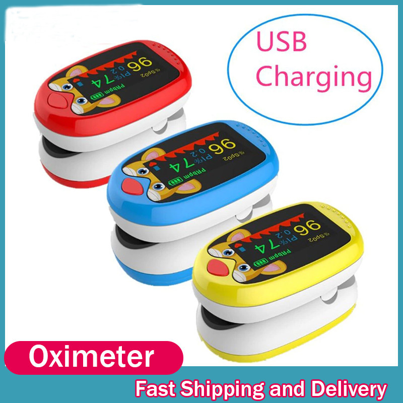 เด็ก Oximeter Medical Infant Finger Pulse Oximeter เด็ก SpO2เลือดออกซิเจน Saturation Meter ทารกแรกเก