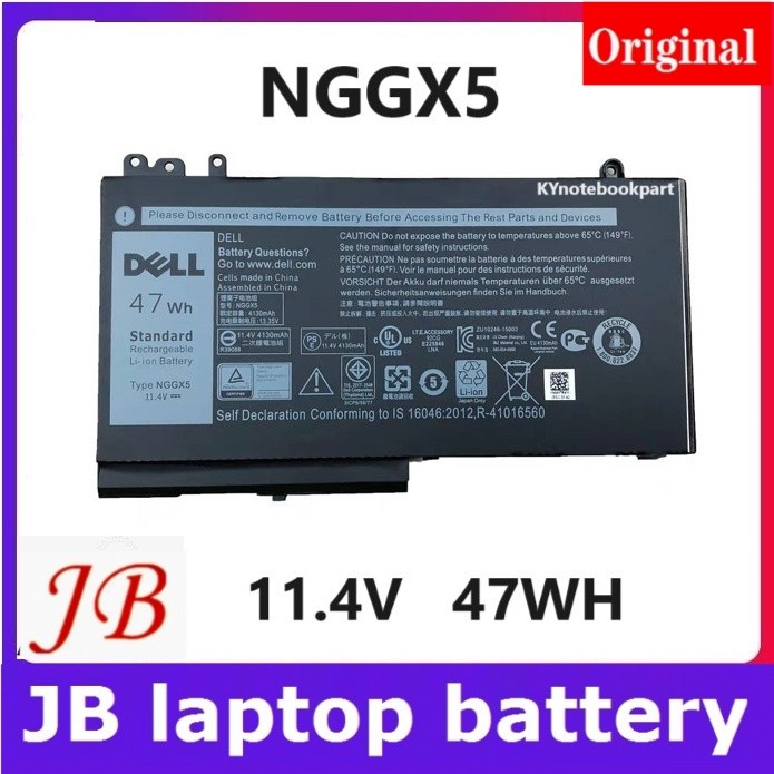 ✿BATTERY ORIGINAL DELL แบตเตอรี่ ของแท้ DELL Latitude E5270 E5470 NGGX5