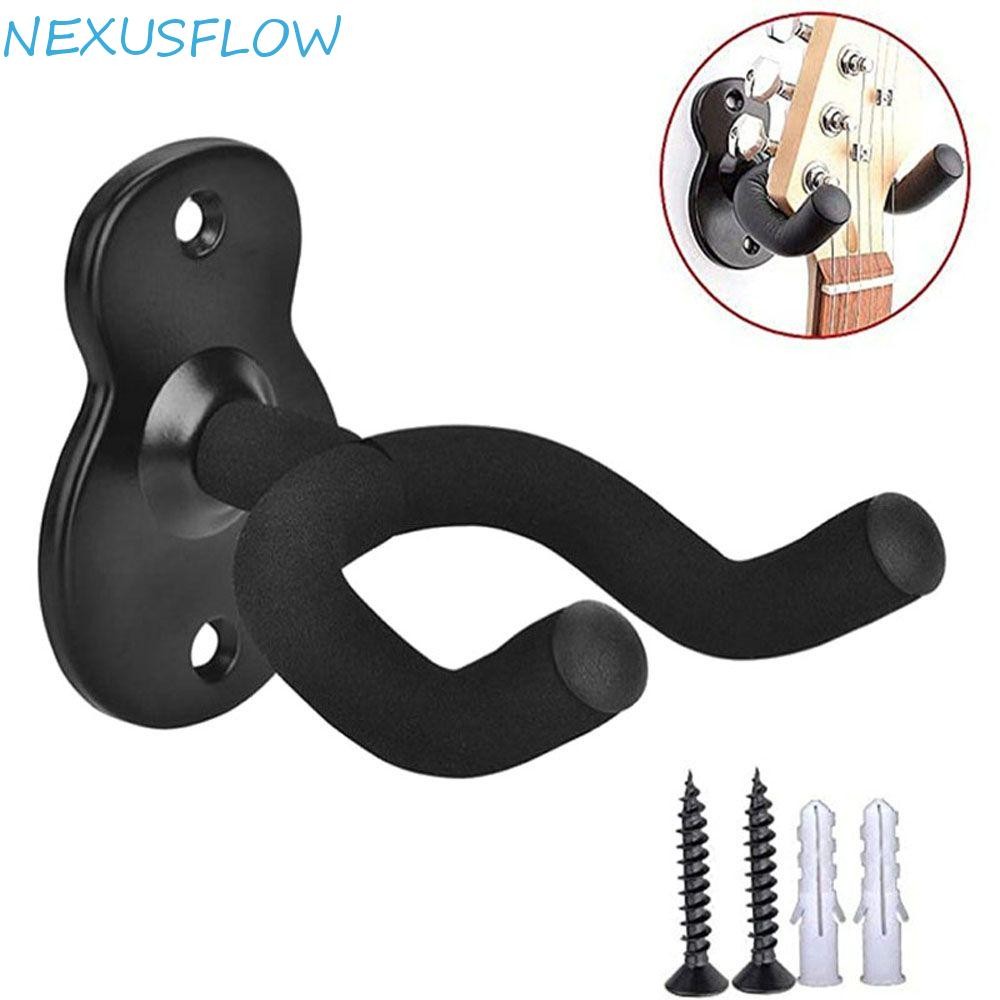 Nexusflow ที่วางกีต้าร์ ที่แขวนโลหะสากล ติดผนัง อุปกรณ์เบส ที่วางตะขอ ที่แขวนกีตาร์
