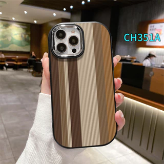 ลายทางย้อนยุค เคสไอโฟน กันกระแทก สําหรับ เคสไอโฟน11 เคส IPhone 14 11 12 13 15 PRO MAX 6 7 6S 8 14 15 Plus XR Case IPhone