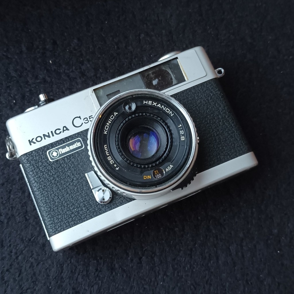 กล้องฟิล์มมือสอง [Sold As-Is] Konica C35 Flashmatic