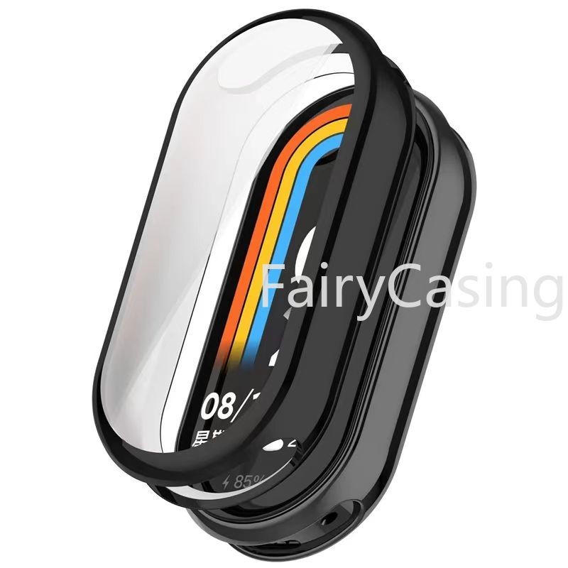 ซิลิโคนอ่อนนุ่มTPUกรณีแก้วสําหรับXiaomi Mi Band 9 8 รูปที่ 4