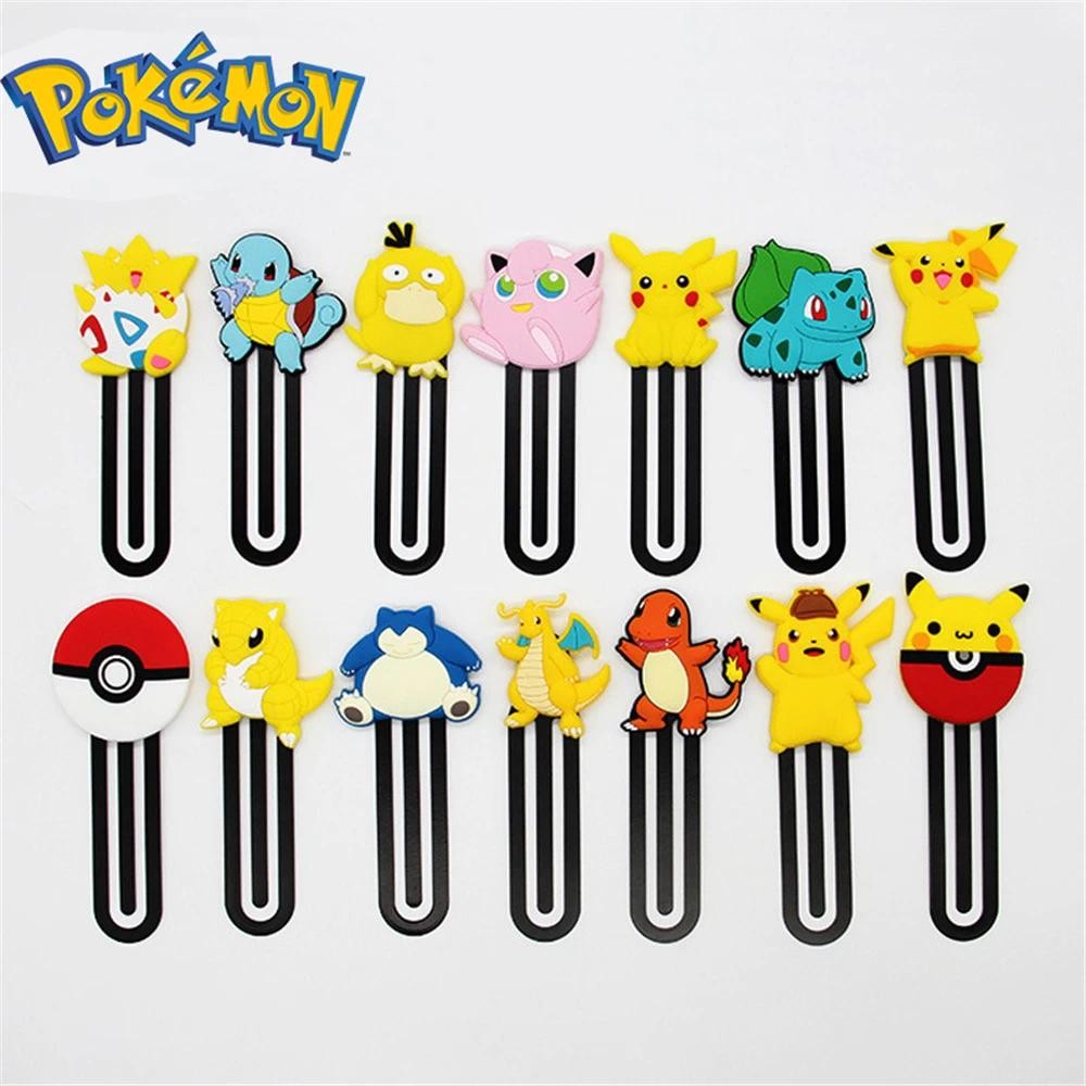 Pokémon การ์ตูนบุ๊คมาร์คสร้างสรรค์น่ารักเครื่องเขียนนักเรียนที่คั่นหนังสือโลหะของขวัญPokémonบุ๊คมาร์คสร้างสรรค์การ์ตูนเครื่องเขียน