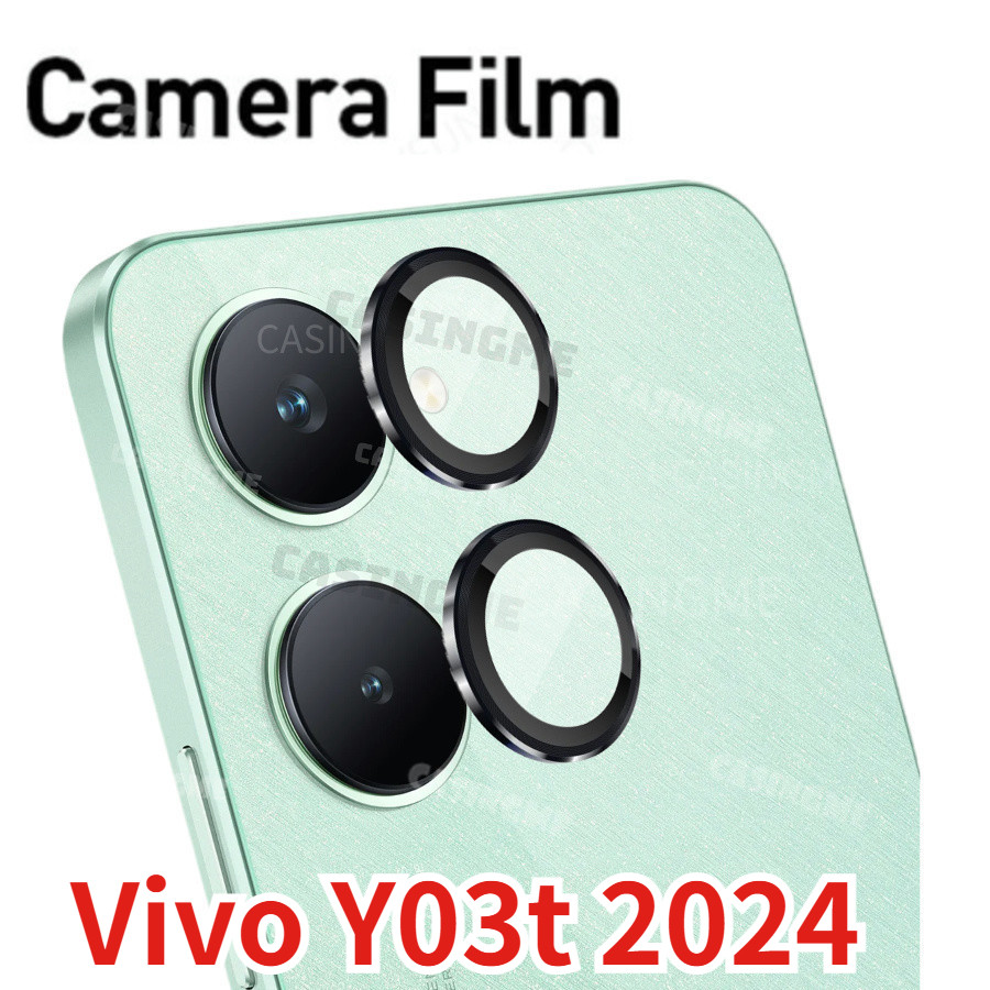 Vivo Y03t 2024 กล้องเลนส์ป้องกันโลหะแหวนกล้องสําหรับ Vivo Y03t Y03s Y03 TSY 03S VivoY03T 4G 5G 2024 