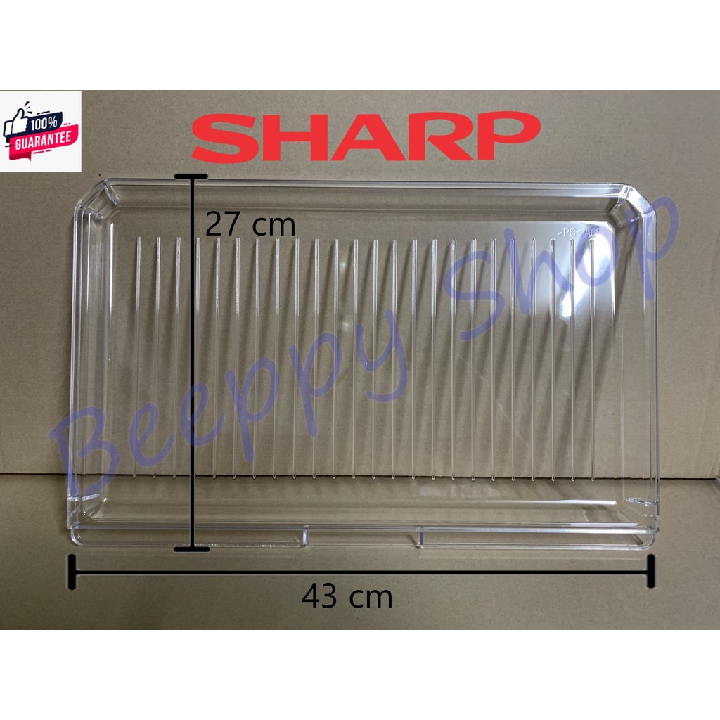 ถาดใต้ช่องฟรีซ ถาดใต้ช่องฟรีส Sharp รุ่น SJ-Y22T/S22E/Y25T/X230/X260 ถาดแช่เนื้อ Meat Tray ถาดใต้ช่อ