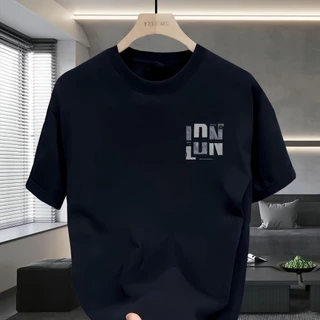 เสื้อยืดแขนสั้นอเมริกันเฮฟวี่เวท แบรนด์อินเทรนด์ คอกลมผู้ชาย เสื้ออเนกประสงค์ พิมพ์ลายส่วนบุคคล คุณภาพสูง