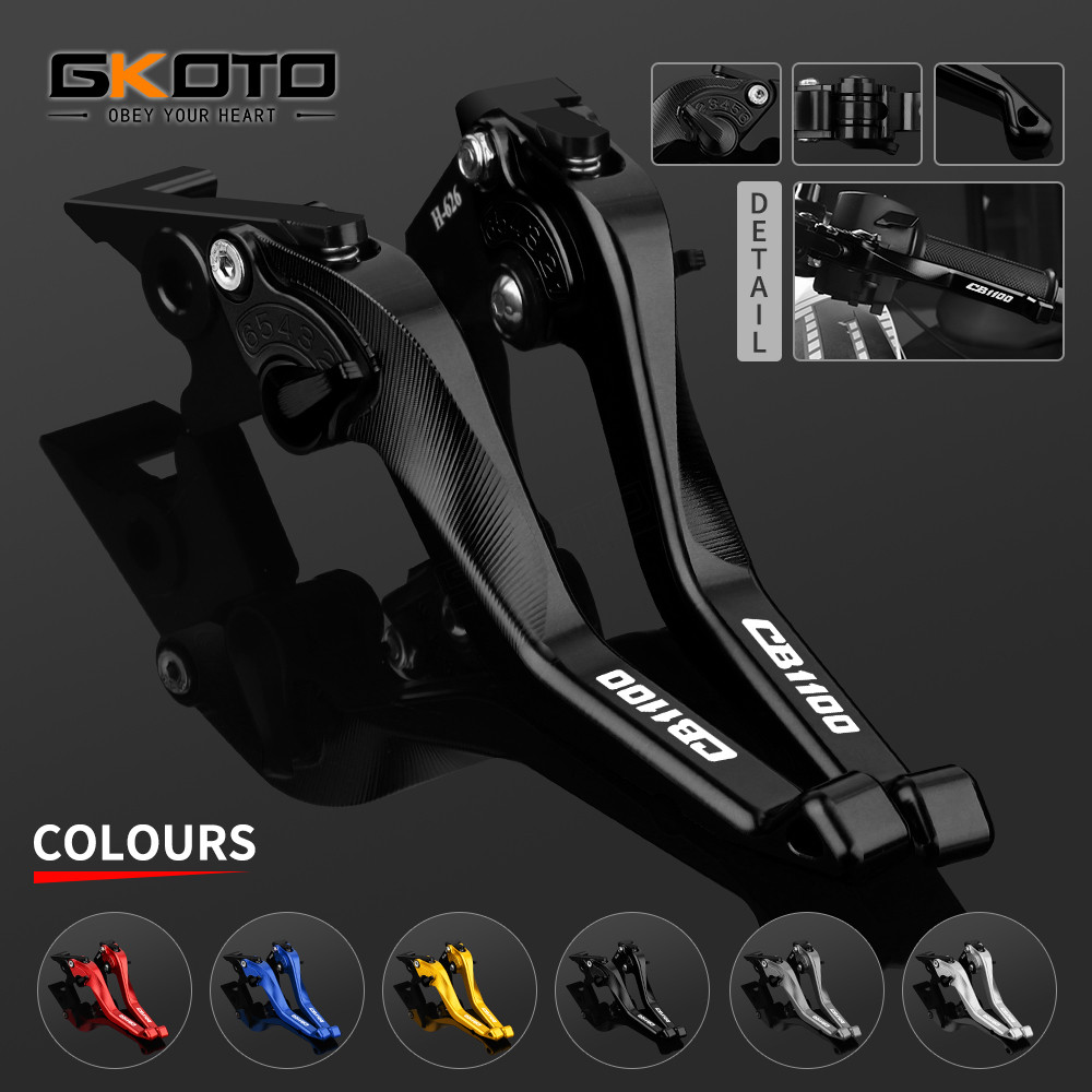 สําหรับ Honda CB1100EX CB1100RS CB1100/EX/RS 2013-2020 คุณภาพสูง CNC Ajustable สั้นคลัทช์เบรค Levers