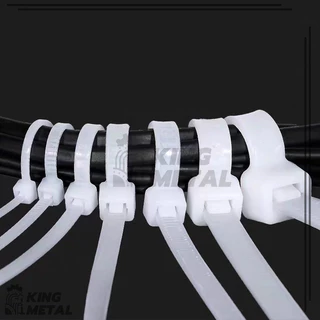 สายรัดเคเบิ้ลไทร์ Nylon Cable สายรัดพลาสติก ถุงละ 100 เส้น แข็งแรง ทนทาน ขาว/ดำ Nylon Cable Tie