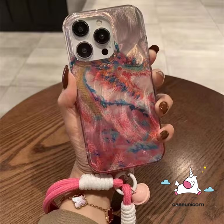 Cool ภาพวาดที่มีสีสันหรูหรา Feather เส้นด้ายสําหรับ Redmi 12C 13C A3 9C 12 9 10 13 A1 9T 10C 10A 9A A2 หมายเหตุ 12 11 10 13 8 9 10s 11s Pro Max Poco M3 C61 C65 X6 การ์ตูน เคสมังกร