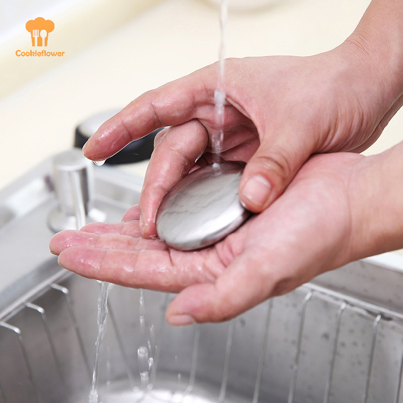 Ckfr สบู่สแตนเลส สบู่กําจัดกลิ่น Hand Odor Remover ElimInates กลิ่นกระเทียม Chef Soap Gadget เครื่องมือใหม่