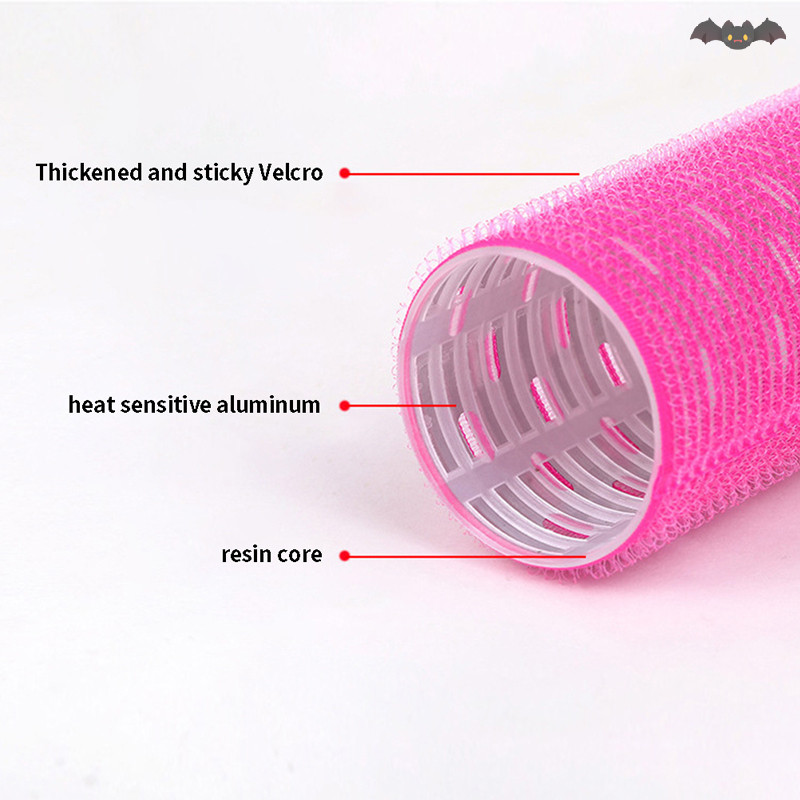 [PE] 4size Hair Rollers Hair Curlers Lazy Curler Hair Roller พร้อมแผ่นอลูมิเนียม TH