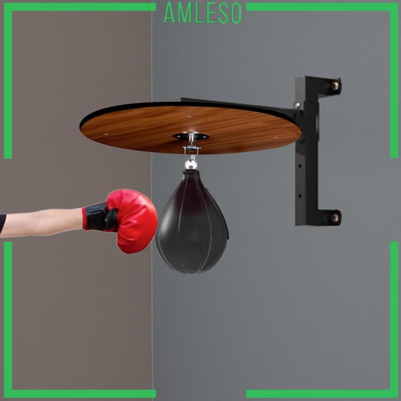 [Amleso] Boxing Punching Bag Heavy Duty Speed Punching Ball Wall Mount Speed Bag Boxing