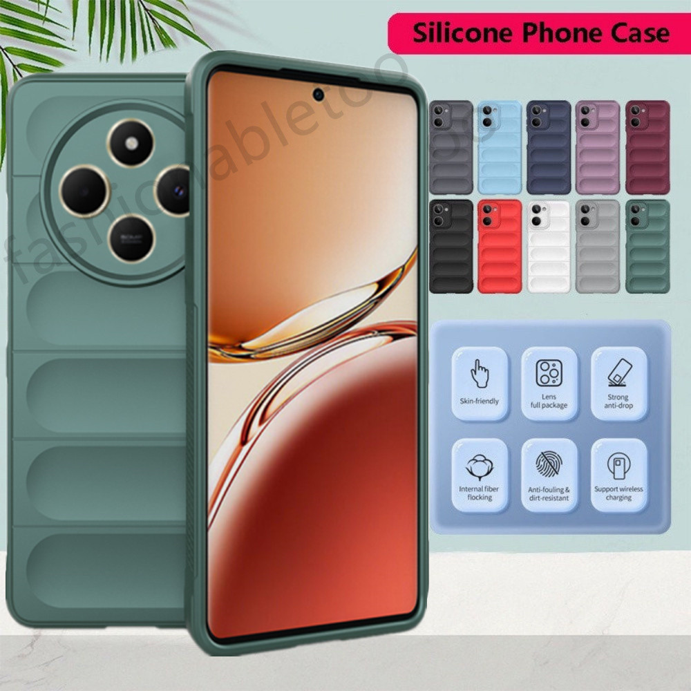 ปลอกสําหรับ Xiaomi PocoPhone C75 C61 C65 C 75 C 61 PocoC75 PocoC61 PocoPhoneC75 แฟชั่นคู่สีทึบซิลิโคนอ่อนนุ่มเคสโทรศัพท์กล้องป้องกันกันชนกันกระแทกปกหลัง