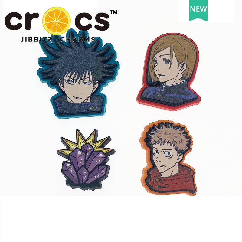 Jibbitz Crocs Charm หัวเข็มขัดรองเท้าตัวการ์ตูนสะกดต่อสู้ อุปกรณ์เสริมแฟชั่นสำหรับรองเท้า จิ๊บบิท ตัวติดรองเท้า Crocs