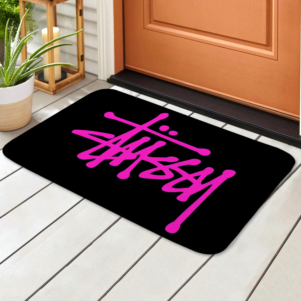 Art Stussy โลโก้ประตูพรมกันลื่น Pad ห้องน้ําอาบน้ําเสื่อกันลื่นพรม (60x40 ซม.) - รูปที่ 5