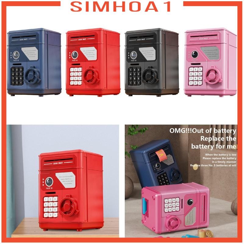[หยุด1] กระปุกออมสิน ATM สําหรับของขวัญการ์ตูนกระปุกออมสินอิเล็กทรอนิกส์อายุ 3 ปีขึ้นไป