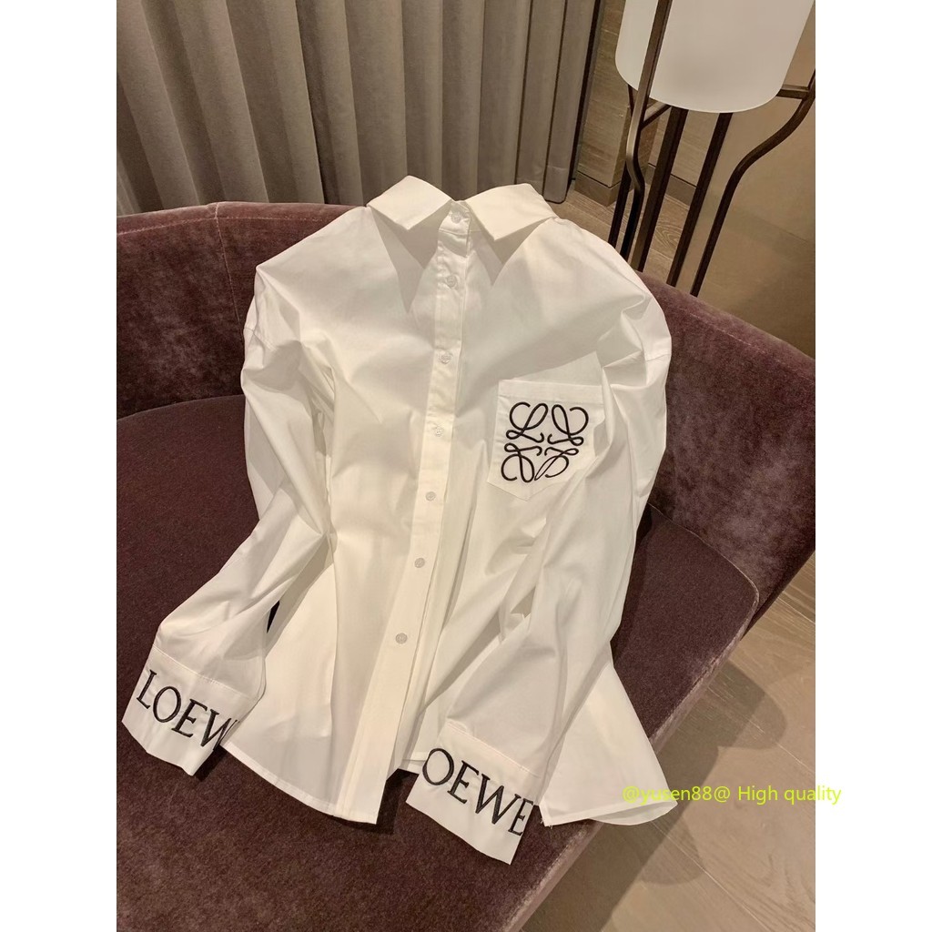 **** Hot ** เสื้อเชิ้ตปักอุตสาหกรรมหนักใหม่ Luojia เสื้อแขนยาวปก