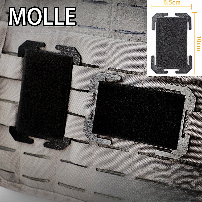 Luc Molle ระบบขยายแพทช์แผงวางแผ่นอะแดปเตอร์อุปกรณ์เสริม Molle อุปกรณ์กระเป๋าเป้สะพายหลัง