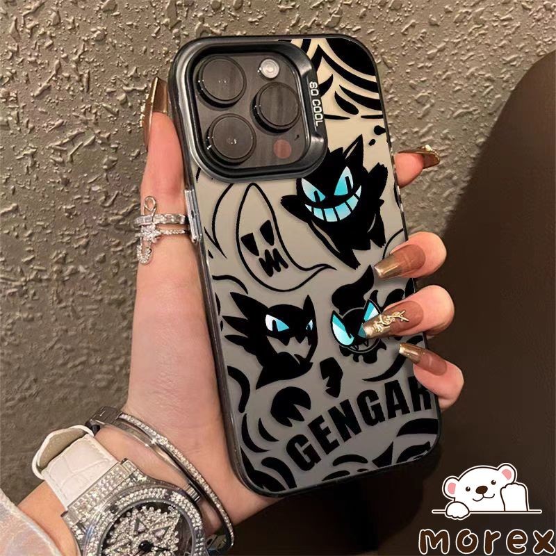 การ์ตูนผี Gengar กรณีโทรศัพท์เข้ากันได้เคส RealmeC67 C11 C25 C12 C21 C30 C20 C33 7i Note 50 C51 C51s C55 C15 C53 C35 C17