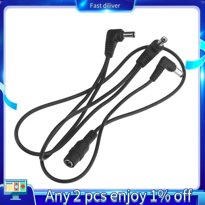 Vitoos 3 วิธี Electrode Daisy Chain Harness สายทองแดงสําหรับกีตาร์ Power Supply อะแดปเตอร์ Splitter 
