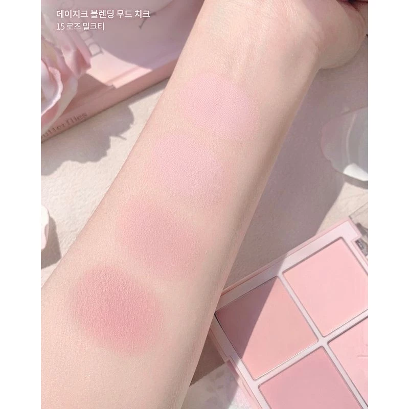 Dasique Rose Milk Tea Collection พาเลทตา บลัชออน thumbnail 9