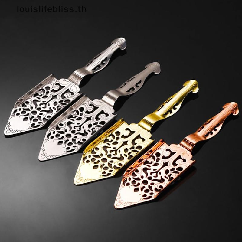 Louislifebliss สแตนเลส Absinthe ช้อนค็อกเทลบาร์เครื่องครัว Bitter Scoop ถ้วยเครื่องดื่มใหม่