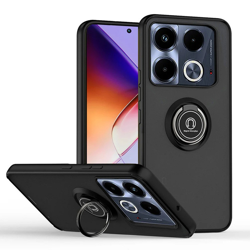 สําหรับ Infinix Note 40 / Note 40 Pro / Note 40 Pro + X6851B X6851 X6850 X6853 เกราะกันกระแทกแหวนขาตั้งป้องกันปกหลัง