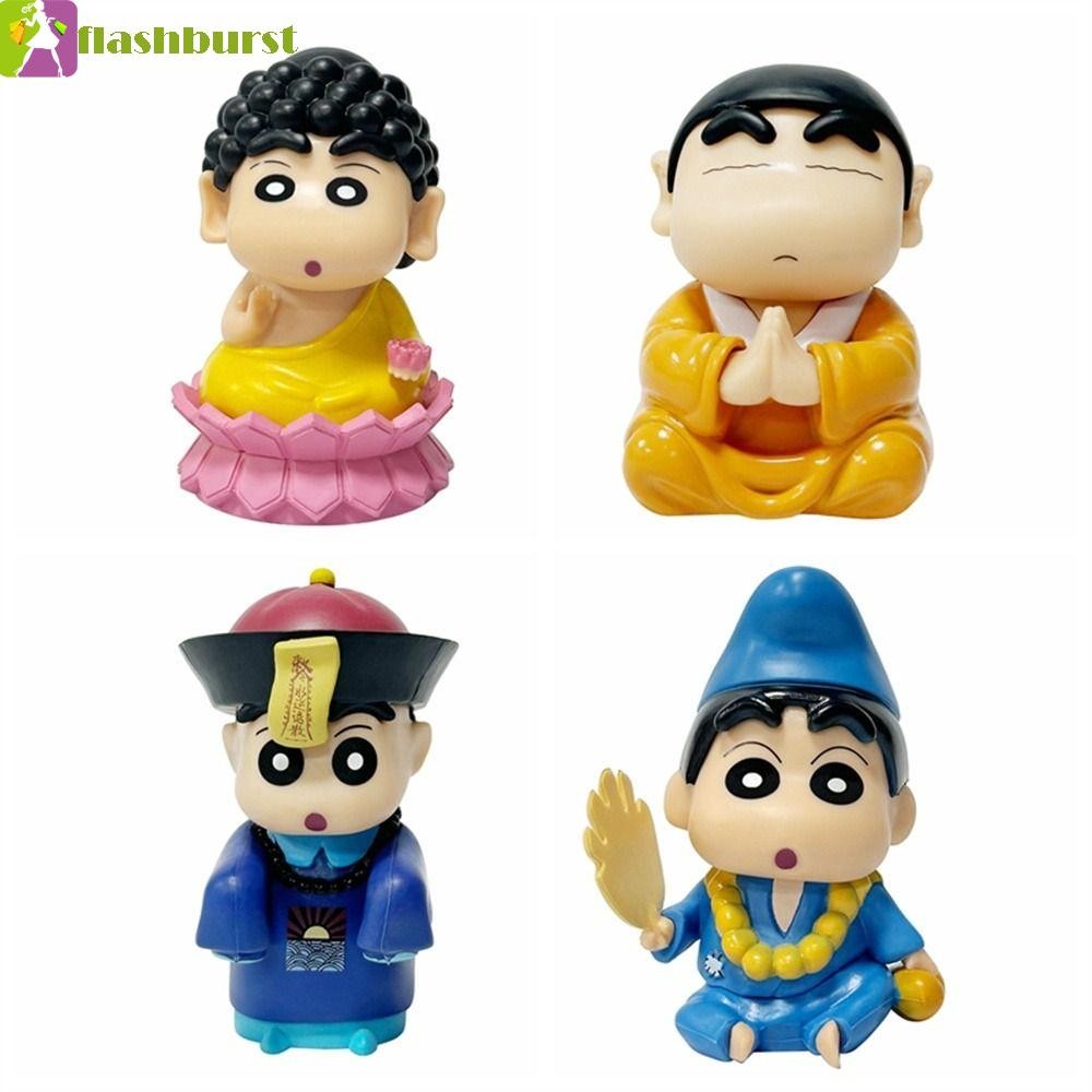 Flashburst Crayon Shin-Chanรูป,ของเล่นCos Lord Buddha Shinnosuke Noharaรูป,ของเล่นเด็กการ์ตูนPVCรูปปั้น10ซม.เครื่องประดับรถยนต์